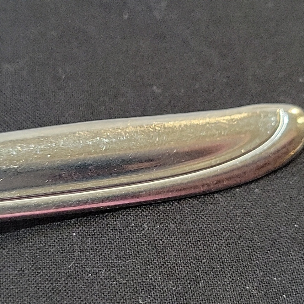 Oneida Vintage Sand Dune, Groove Side Down Oval Soup Spoons - Picture 4 of 6